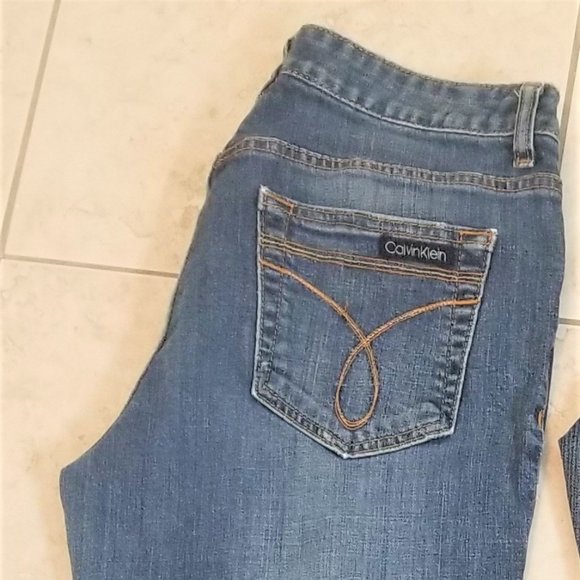 Calvin Klein Boot Cut Jeans Size 10 - Picture 3 of 5